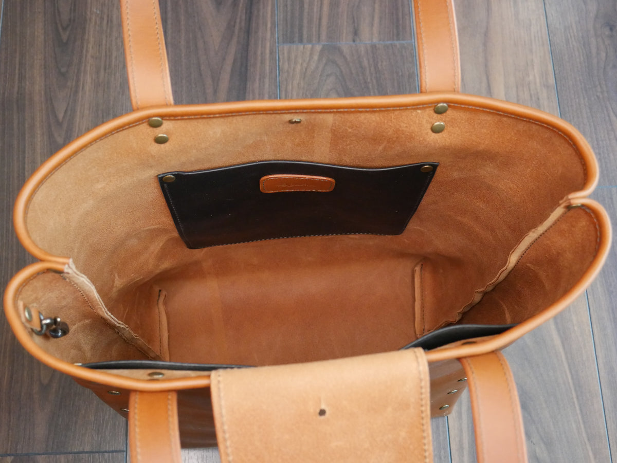 Carry All Tote -LCP Cactus Cognac Crossbody – Akasha Leather