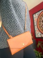Load image into Gallery viewer, Holly Clutch - Crossbody Cognac
