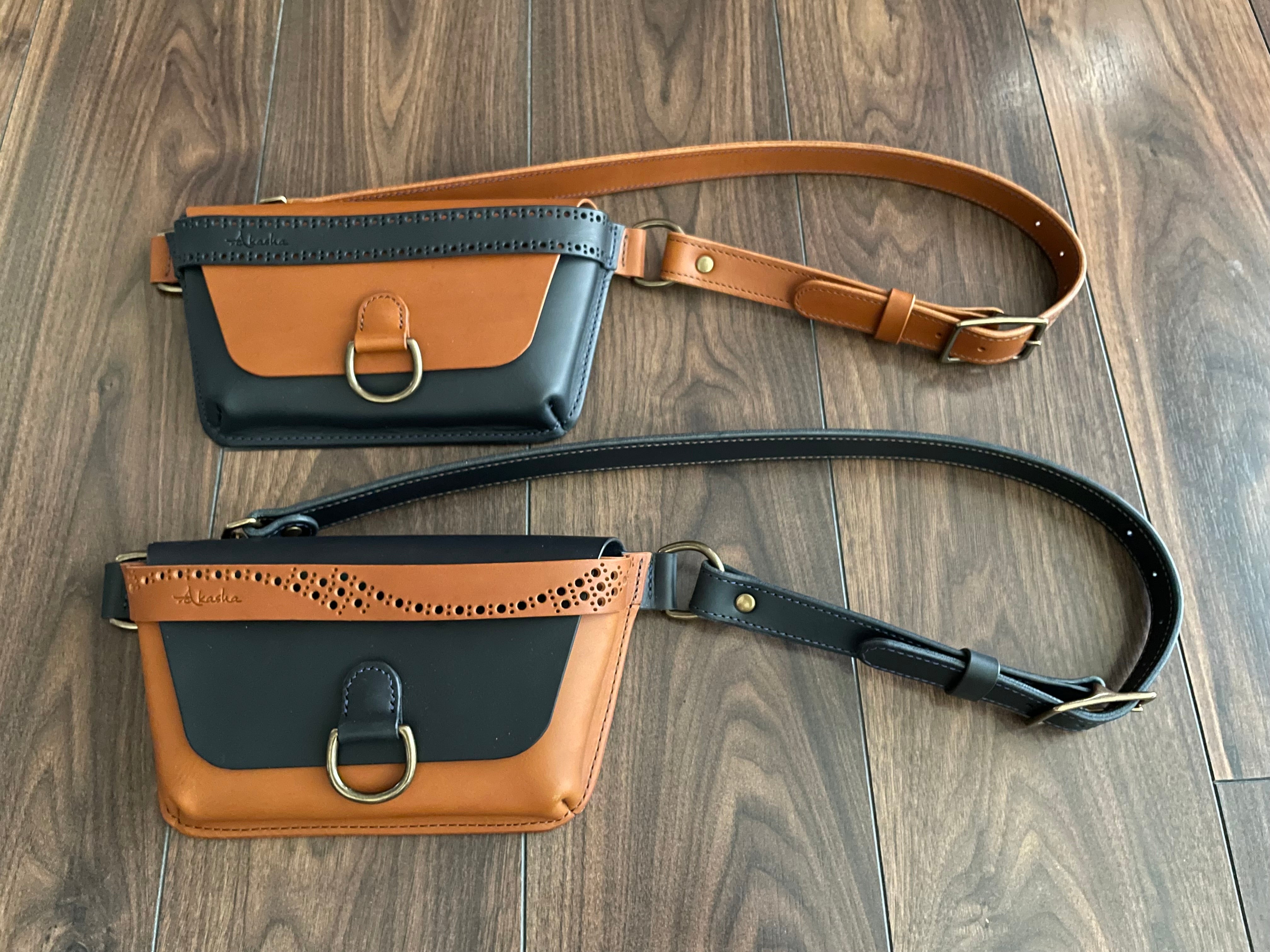 Conversion Bag - Cognac Navy Classic Straight