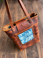 Load image into Gallery viewer, Carry All Tote - Cyanotype I
