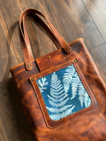 Load image into Gallery viewer, Carry All Tote - Cyanotype II
