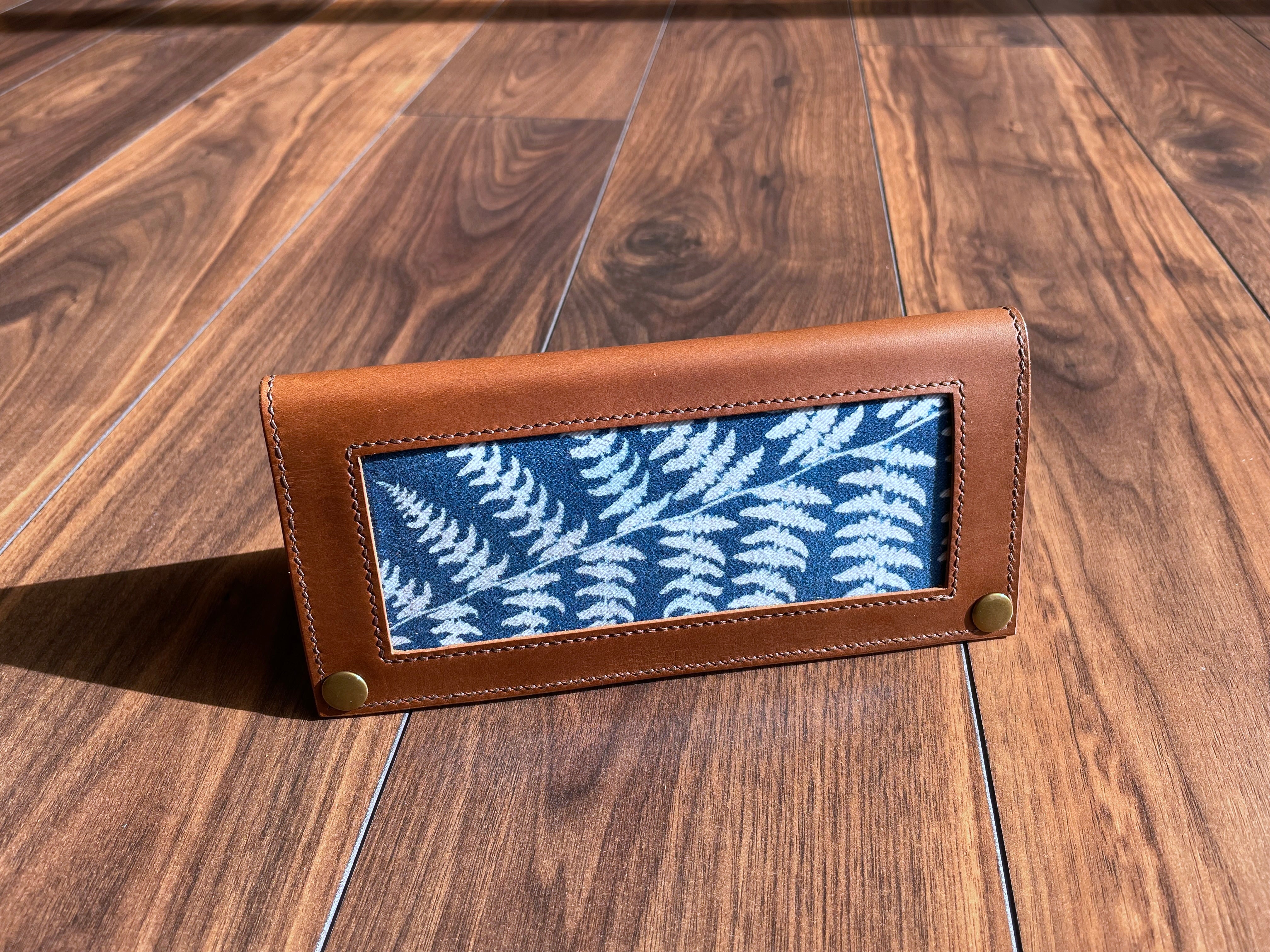 Susie Long Wallet - Cyanotype II