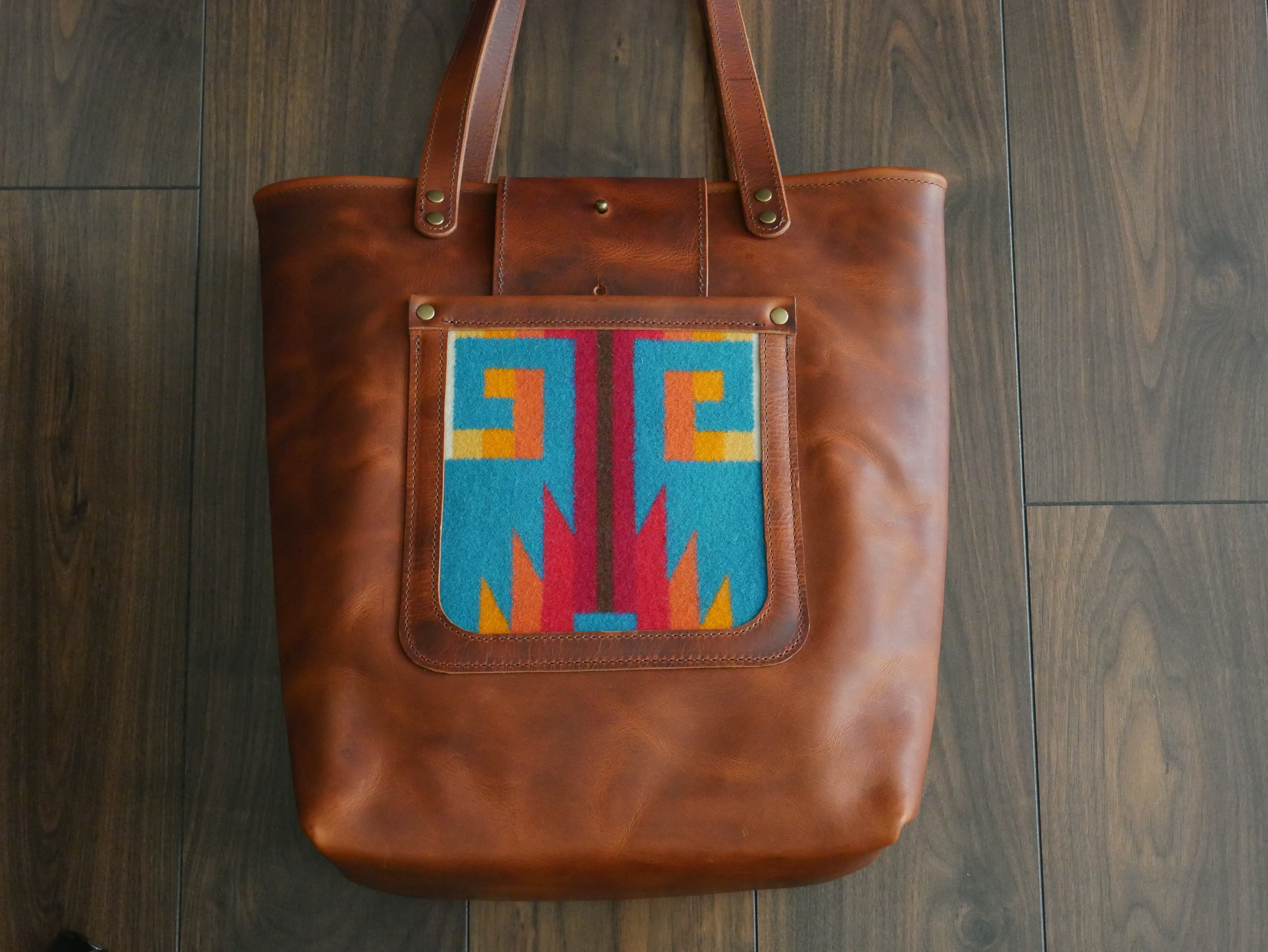 Carry All Tote - Cognac I