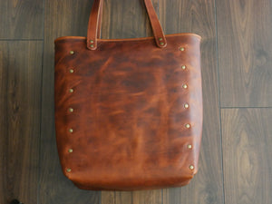 Carry All Tote - Cognac I