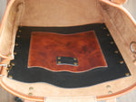 Load image into Gallery viewer, Starburst Tote - Cognac w/ Crossbody Strap
