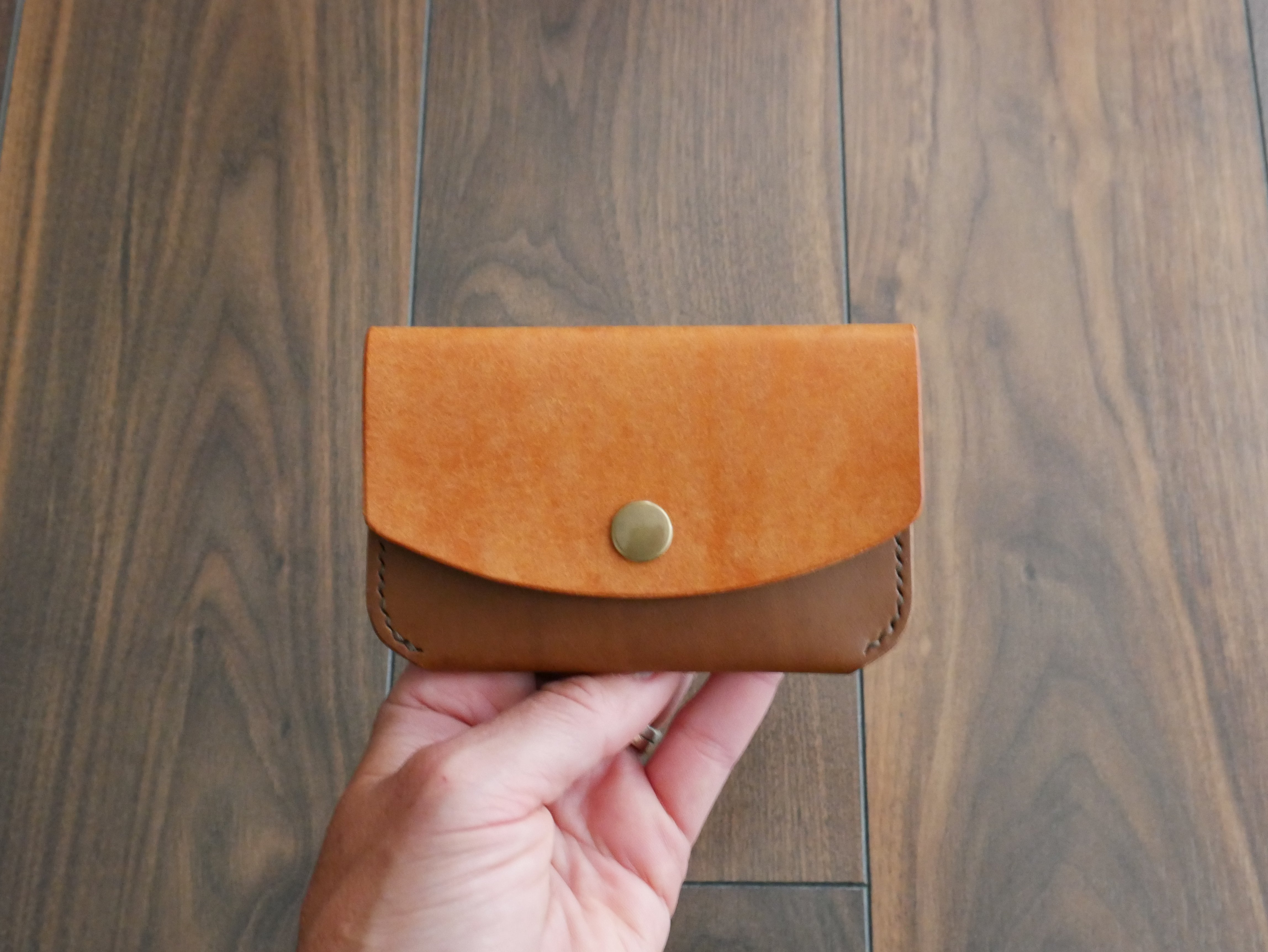 Snap Wallet - Olmo & Cognac