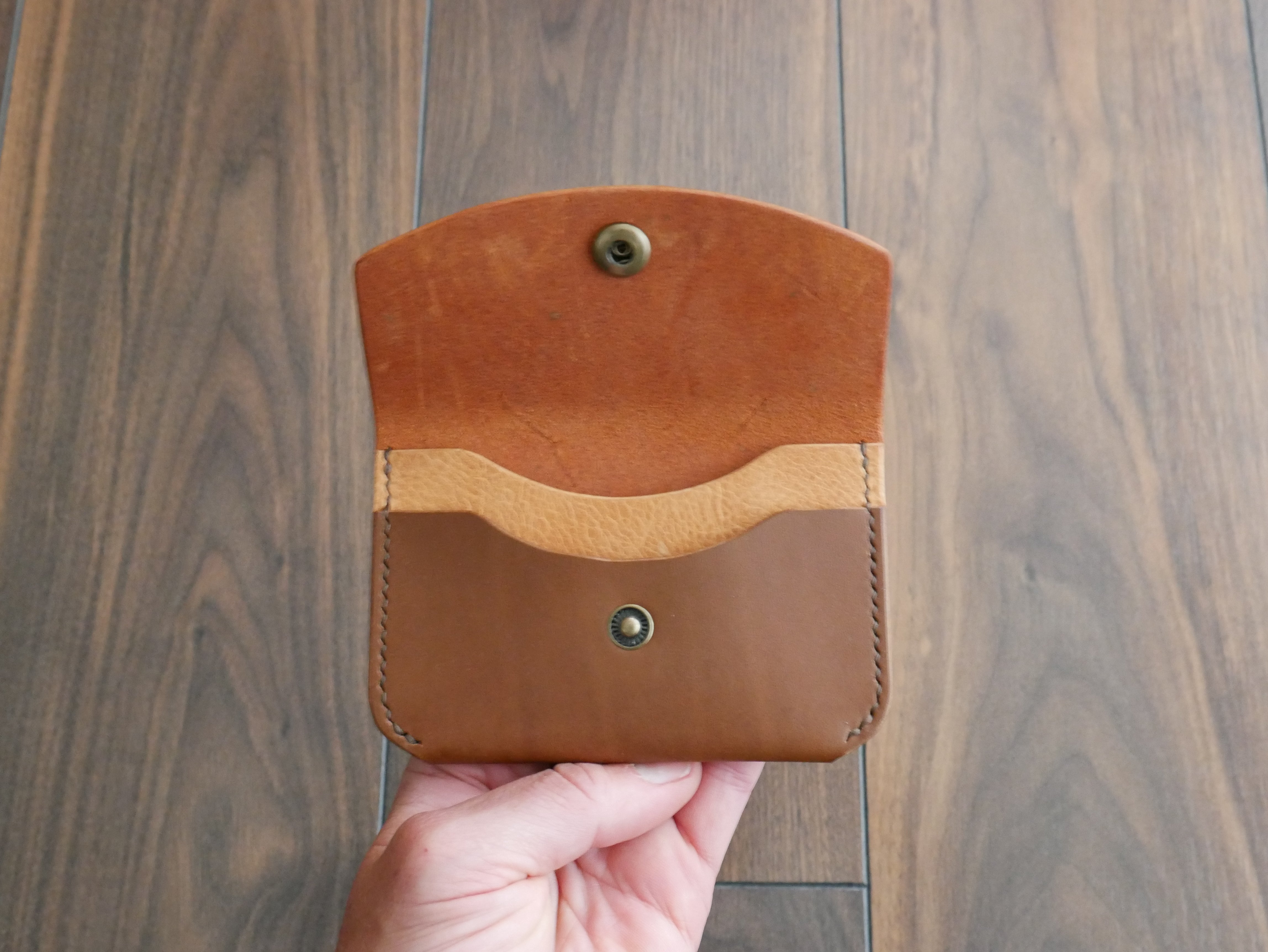 Snap Wallet - Olmo & Cognac