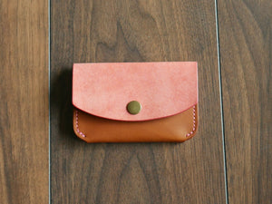 Snap Wallet - Cherry Blossom & Cognac