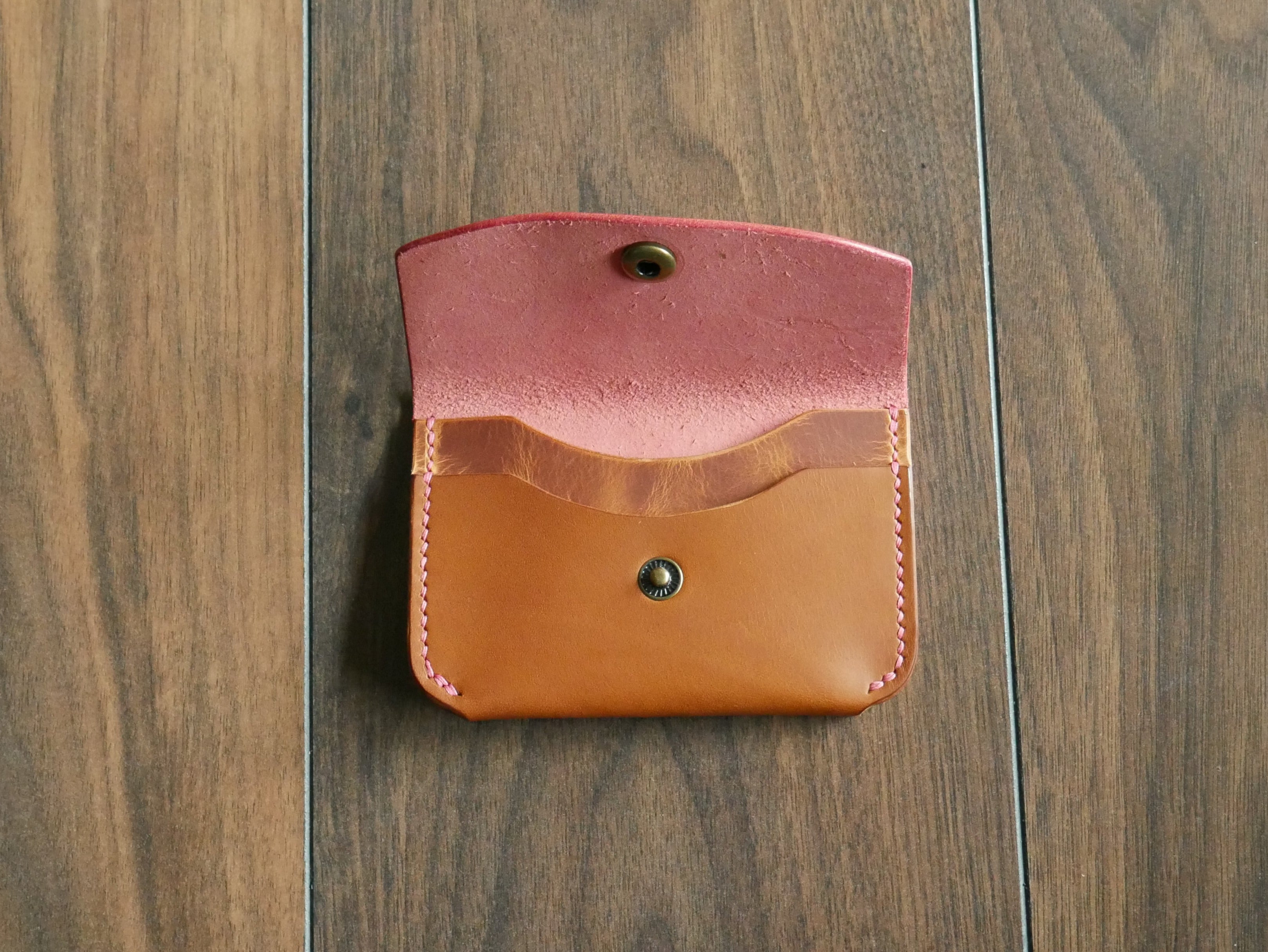Snap Wallet - Cherry Blossom & Cognac