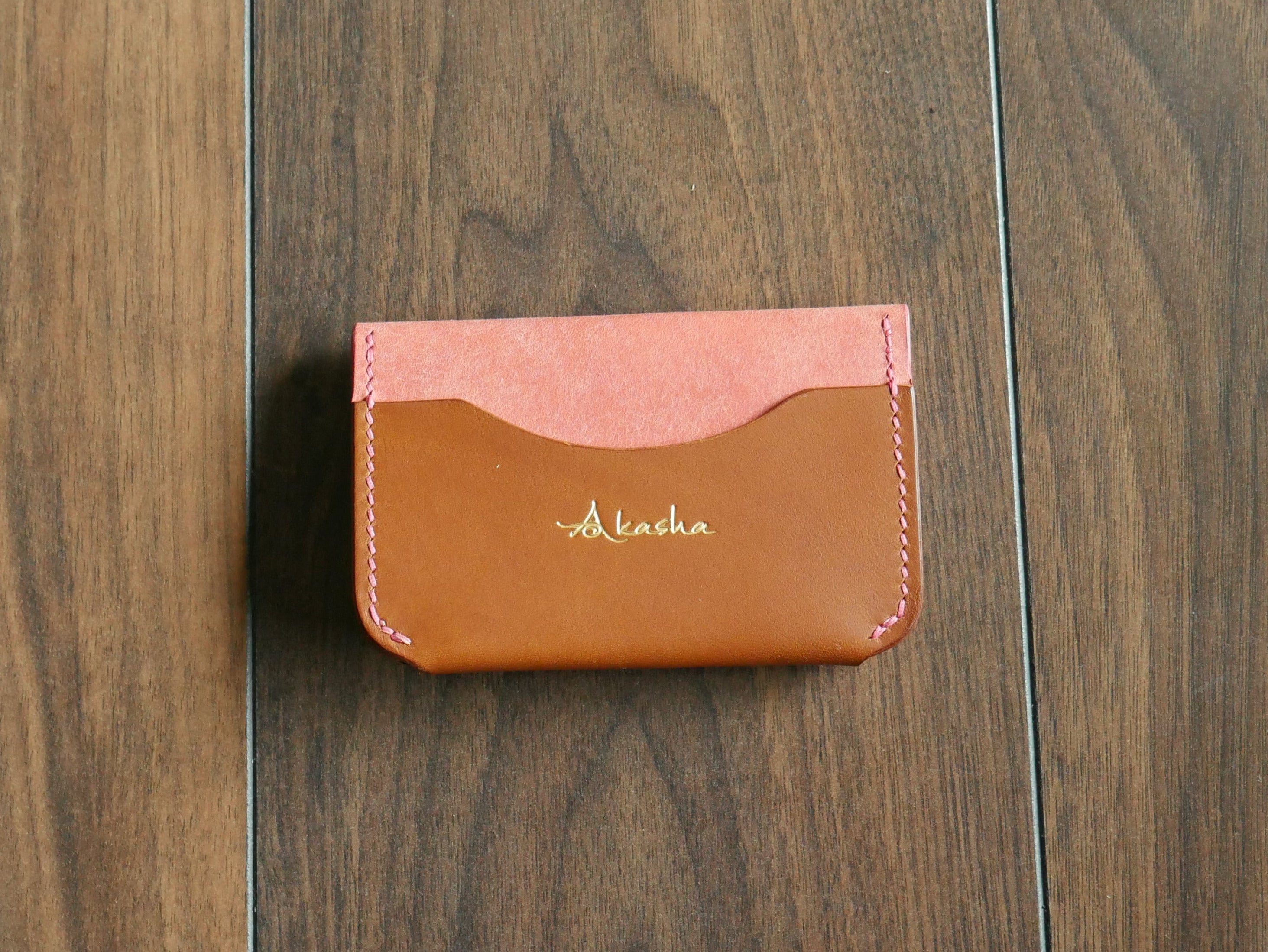 Snap Wallet - Cherry Blossom & Cognac