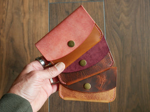 Snap Wallet - Cherry Blossom & Cognac
