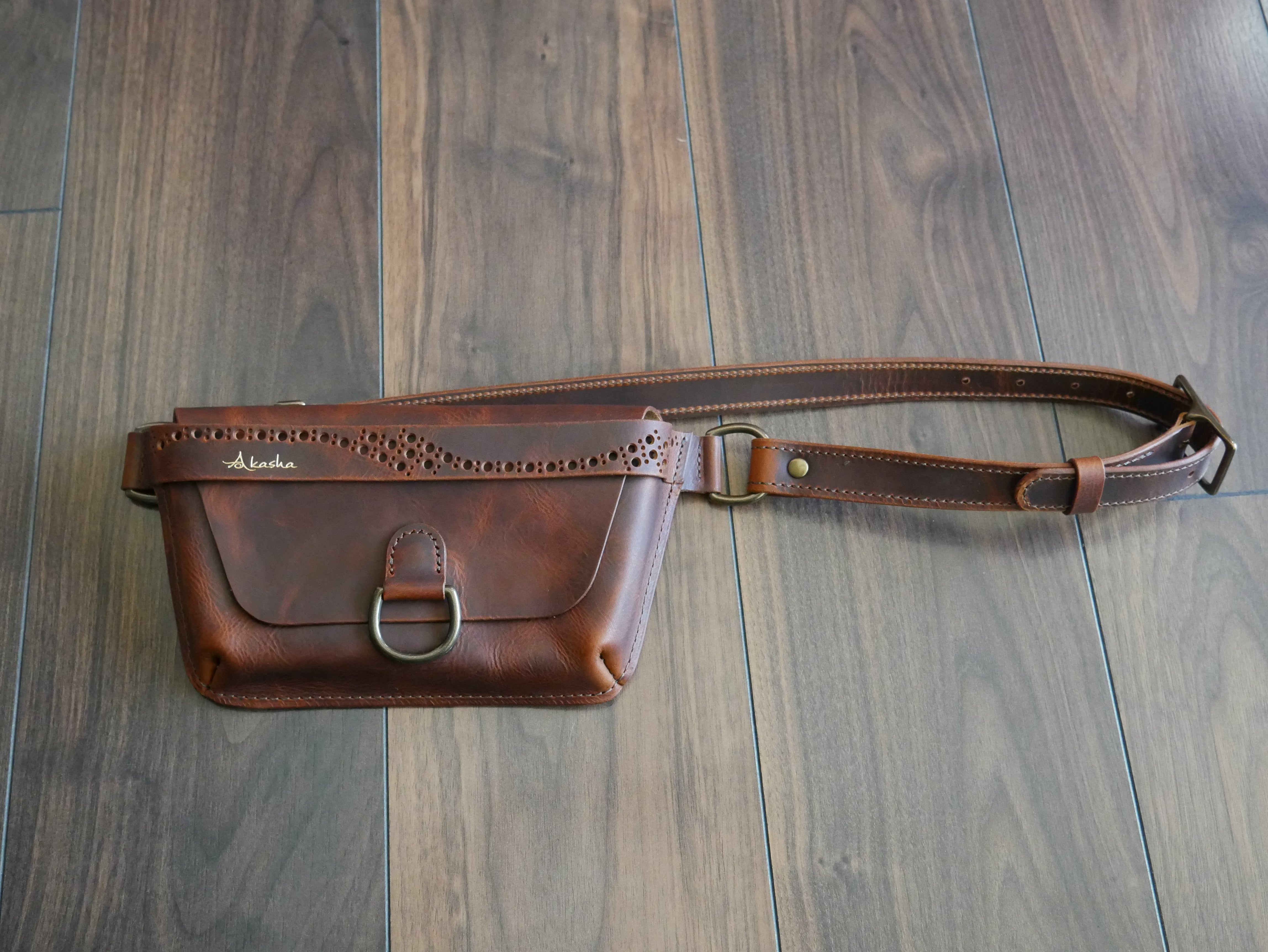 Conversion Bag - Waxy Cognac Triple Wave