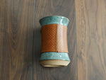 Load image into Gallery viewer, Leather Wrapped Vase III
