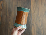 Load image into Gallery viewer, Leather Wrapped Vase III
